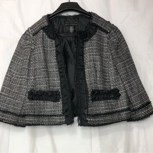 Apostrophe Chic Tweed Blazer/Jacket: Women Size 6